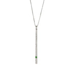 Sterling Silver Monolith Pendant Necklace