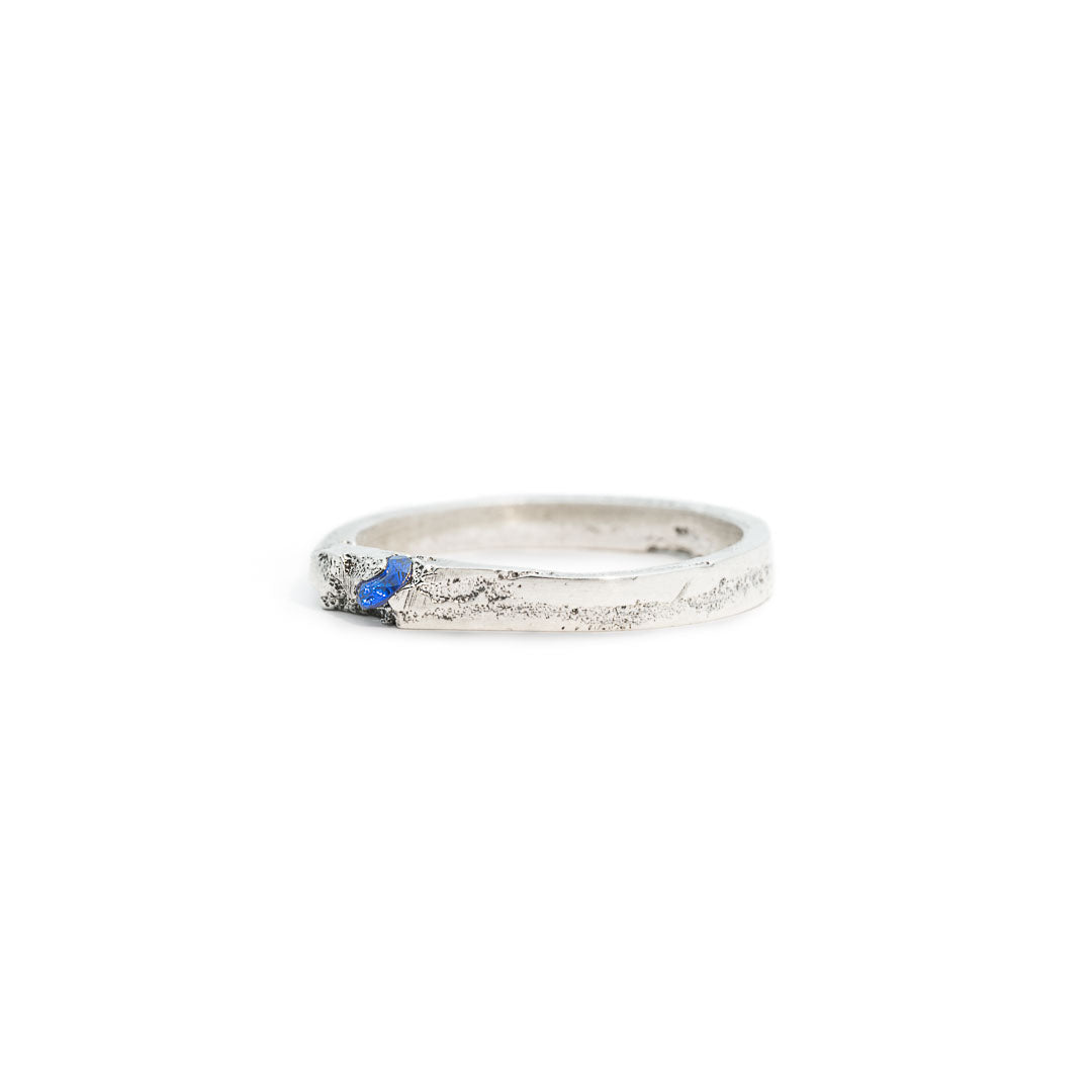 Custom 18k White Gold Pincoya ring for MIKA