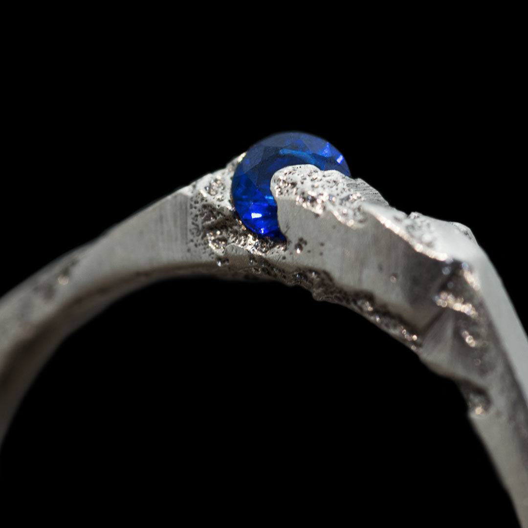 Custom 18k White Gold Pincoya ring for MIKA