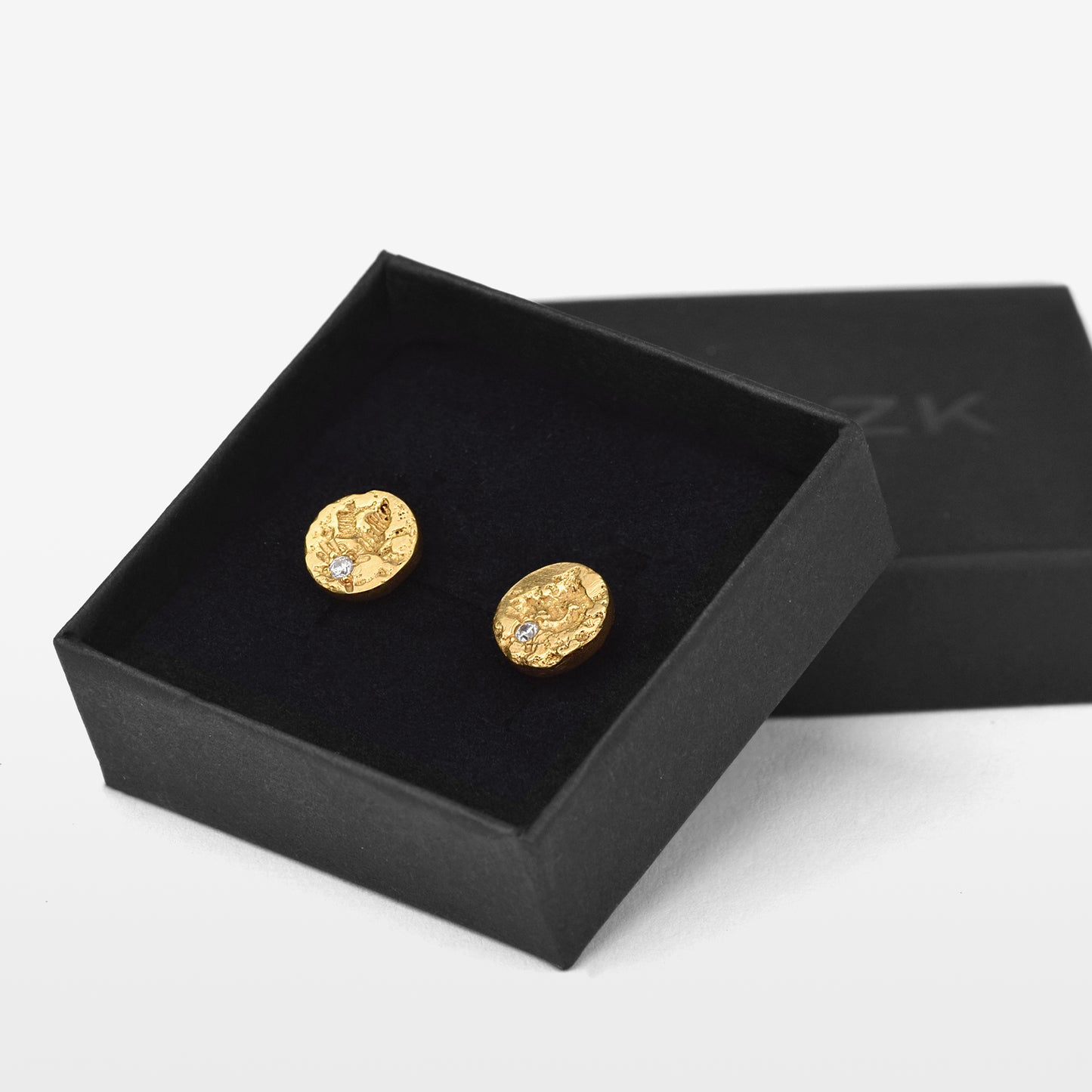 Kalausi 10 - Gold Plated Stud Earring