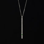 Sterling Silver Monolith Pendant Necklace