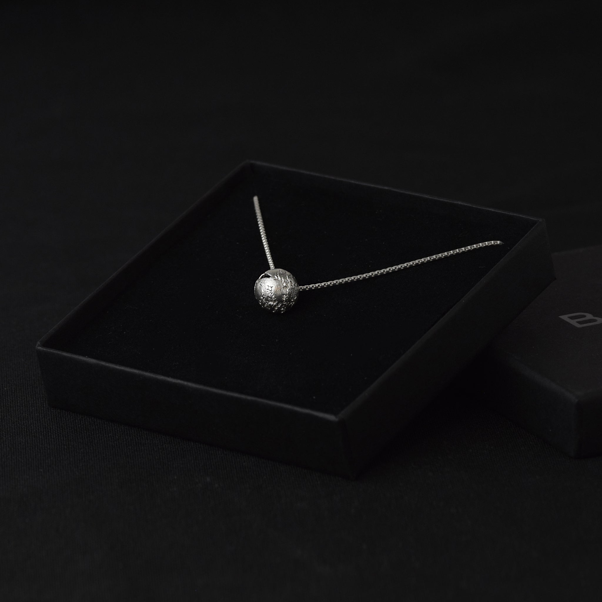 Sterling Silver Sphere Pendant Necklace